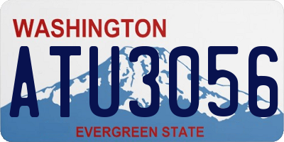 WA license plate ATU3056