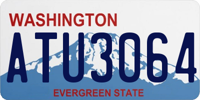 WA license plate ATU3064
