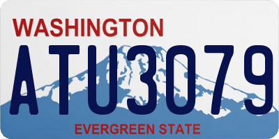 WA license plate ATU3079