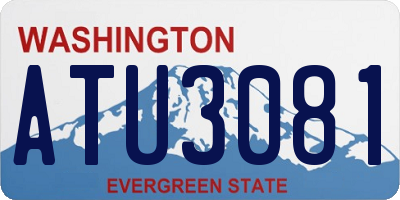 WA license plate ATU3081