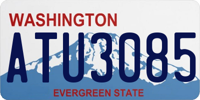 WA license plate ATU3085