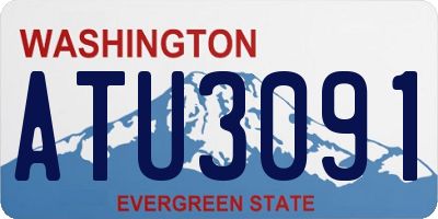 WA license plate ATU3091