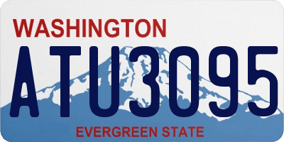WA license plate ATU3095