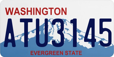 WA license plate ATU3145