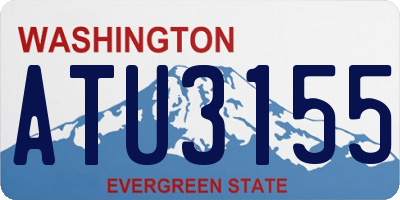 WA license plate ATU3155