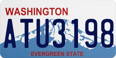 WA license plate ATU3198