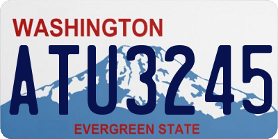 WA license plate ATU3245