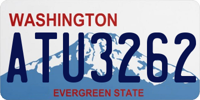 WA license plate ATU3262