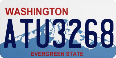 WA license plate ATU3268