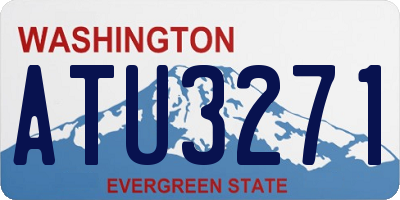 WA license plate ATU3271