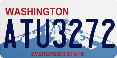WA license plate ATU3272