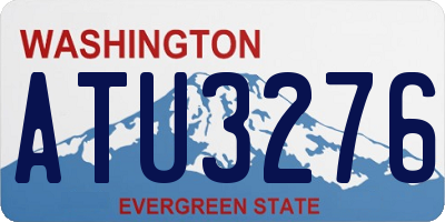 WA license plate ATU3276