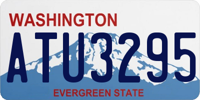 WA license plate ATU3295