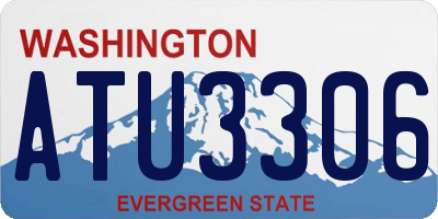 WA license plate ATU3306