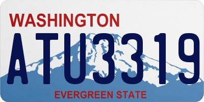 WA license plate ATU3319