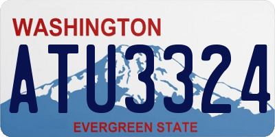 WA license plate ATU3324