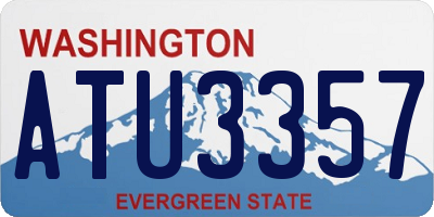 WA license plate ATU3357