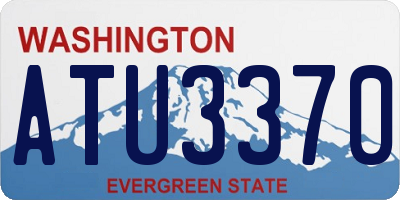 WA license plate ATU3370