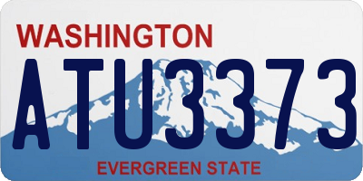 WA license plate ATU3373