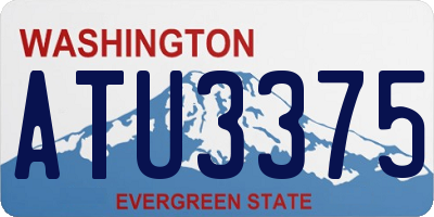 WA license plate ATU3375