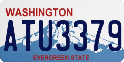 WA license plate ATU3379