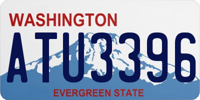 WA license plate ATU3396