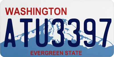 WA license plate ATU3397