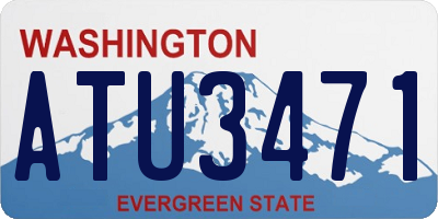 WA license plate ATU3471