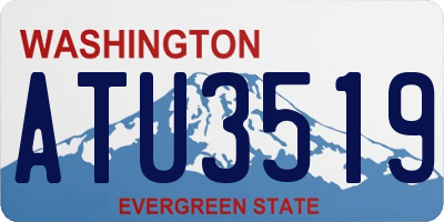 WA license plate ATU3519