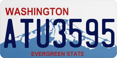 WA license plate ATU3595