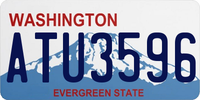 WA license plate ATU3596