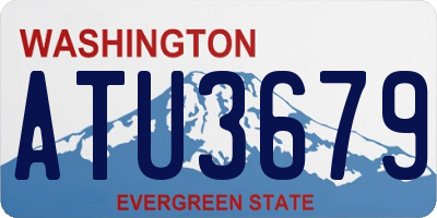 WA license plate ATU3679