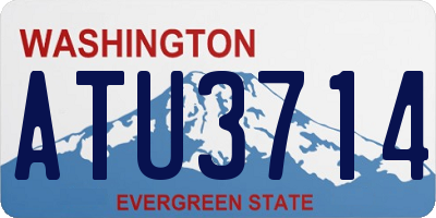 WA license plate ATU3714