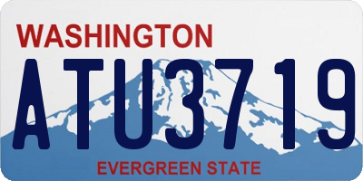 WA license plate ATU3719