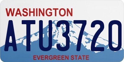 WA license plate ATU3720