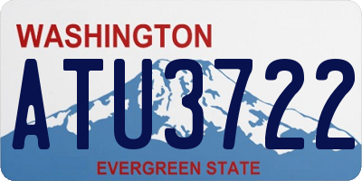 WA license plate ATU3722