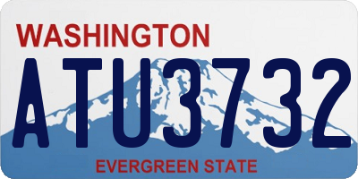 WA license plate ATU3732