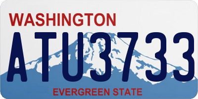 WA license plate ATU3733