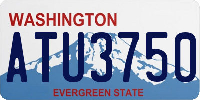 WA license plate ATU3750
