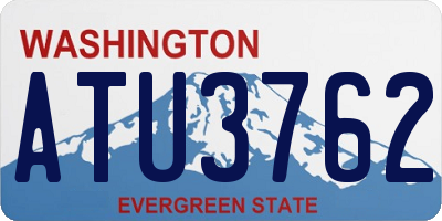 WA license plate ATU3762