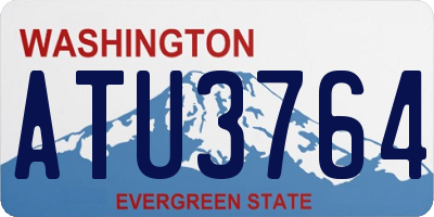 WA license plate ATU3764