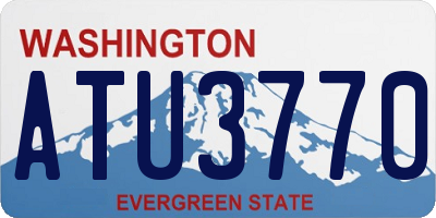 WA license plate ATU3770