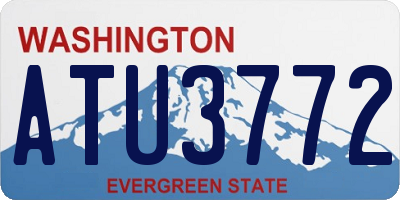WA license plate ATU3772