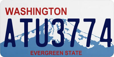 WA license plate ATU3774