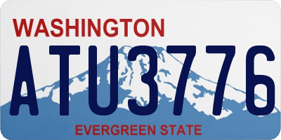 WA license plate ATU3776