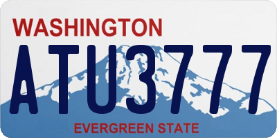 WA license plate ATU3777