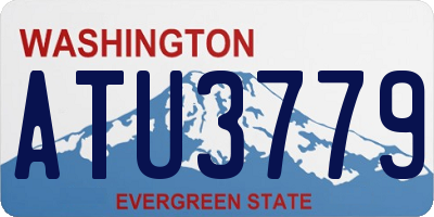 WA license plate ATU3779