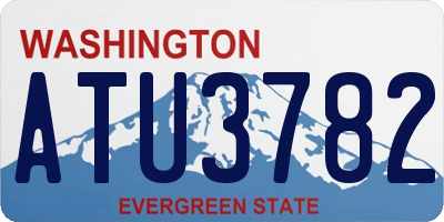 WA license plate ATU3782