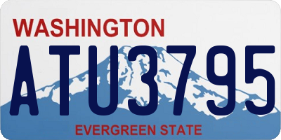 WA license plate ATU3795