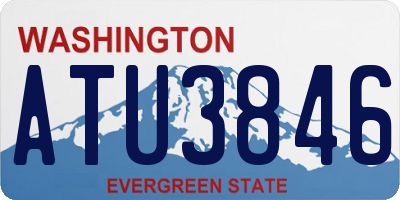 WA license plate ATU3846